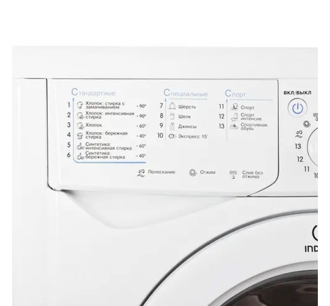 Стиральная машина Indesit IWUB 4105 / 4кг, 1000об/мин, белая