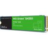 Накопитель SSD M.2 2280 Western Digital WDS240G2G0C WD Green SN350 240GB PCI-E Gen 3 x4 TLC 2400/900MB/s IOPS 160K/150K MTTF 1M