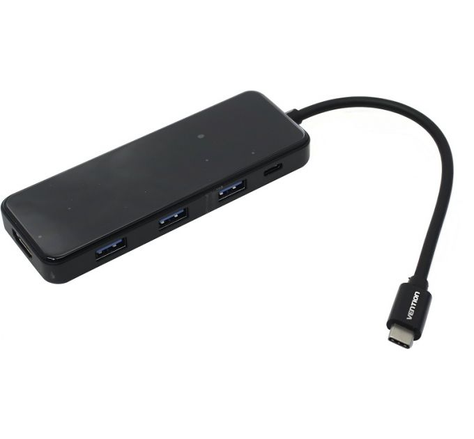 USB-хаб Vention THPBB Black