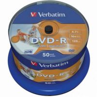 DVD-диск Verbatim DVD-R Printable (43533)