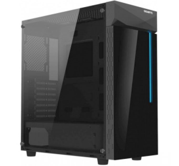 Корпус ATX GIGABYTE C200 GLASS черный, без БП, с окном, 2*USB3.0, audio