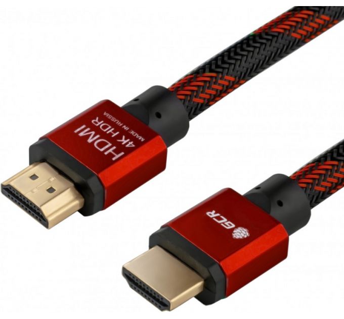 Кабель HDMI Greenconnect Bicolor v2.0 GCR-51488, red