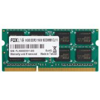 Модуль памяти SODIMM DDR3 8GB Foxline FL1600D3S11-8G PC3-12800 1600MHz CL11 (512*8) 1.5V