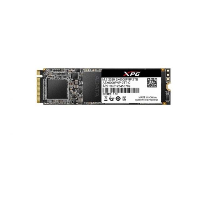 Накопитель SSD M.2 2280 ADATA ASX6000PNP-2TT-C PCI-E x4 2Tb XPG SX6000 Pro