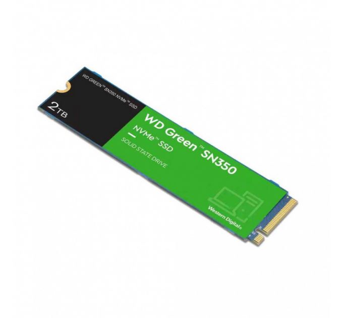 SSD-накопитель Western Digital SSD WD Green SN350 NVMe WDS200T3G0C 2ТБ M2.2280 (QLC)