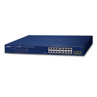 Коммутатор PLANET GSW-1820HP 16-Port 10/100/1000T 802.3at PoE + 2-Port 1000X SFP Ethernet Switch
