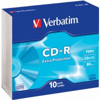 CD-диск Verbatim 700МБ 52x Slim (10шт)