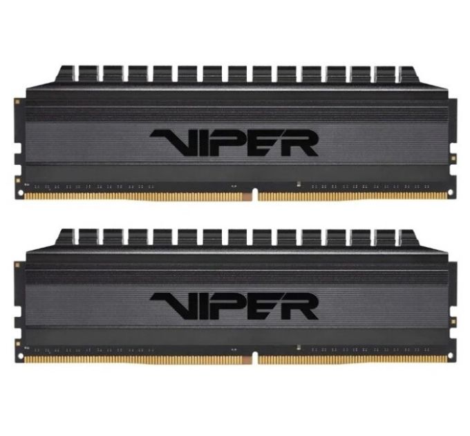 Модуль памяти DDR4 16GB (2*8GB) Patriot Memory PVB416G360C8K Viper 4 Blackout PC4-28800 3600MHz CL18 радиатор 1.35V retail