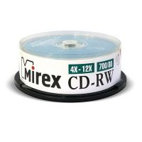 CD-диск Mirex 700 Mb, Cake Box (25)