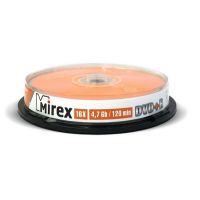DVD-диск Mirex 4.7 Gb, Cake Box (10 шт)