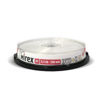 DVD-диск Mirex 8.5 Gb, UL130069A8L, Dual Layer (10 шт.)