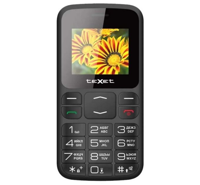 Мобильный телефон TEXET TM-B208, black