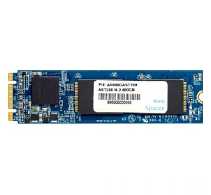 Накопитель SSD M.2 2280 Apacer AP480GAST280-1 AST280 480GB TLC SATA 6Gb/s 520/495MB/s IOPS 84K MTBF 1.5M RTL
