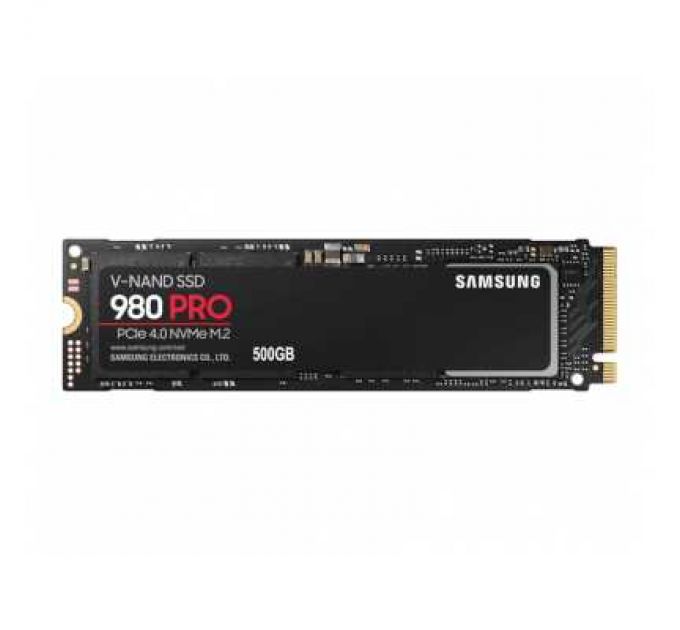 Накопитель SSD M.2 2280 Samsung MZ-V8P500BW 980 PRO 500GB PCIe Gen 4.0 x4 NVMe V-NAND 3-bit MLC 6900/5000MB/s IOPs 800K/1000K MTBF 1.5M