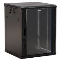 Шкаф коммутационный Hyperline TWB-2266-GP-RAL9004 black