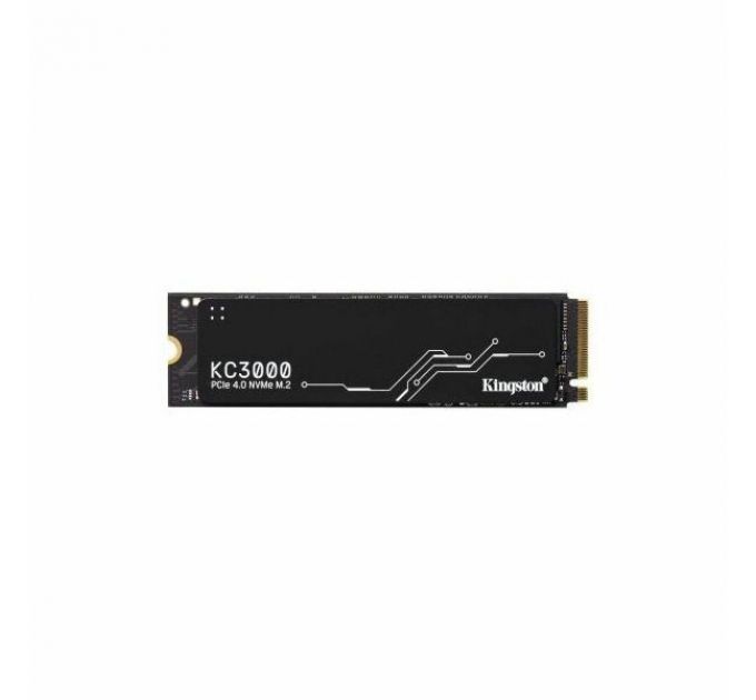 Накопитель SSD M.2 2280 Kingston SKC3000D/4096G KC3000 4TB PCI-E 4.0 x4 NVMe 3D TLC 7000/7000MB/s IOPS 1000K/1000K MTBF 2M 3,2 PBW graphen heatsink