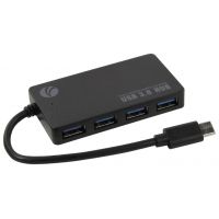 USB-хаб VCOM DH302C, черный