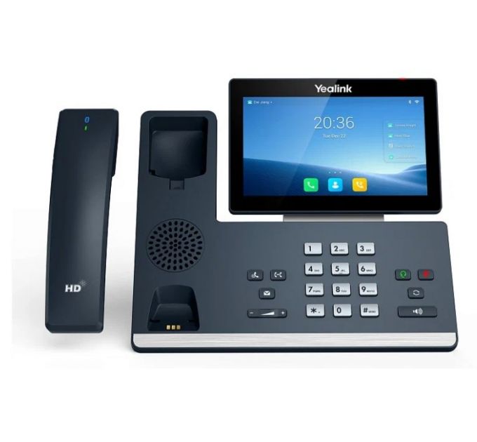 VoIP-телефон YEALINK SIP-T58W, цветной сенсорный экран, Android, WiFi, Bluetooth GigE, без CAM50, без БП
