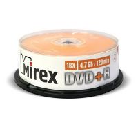 DVD-диск Mirex 4.7 Gb Cake Box (25)