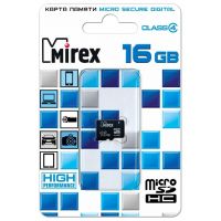 Карта памяти Mirex 16GB Mirex microSDHC