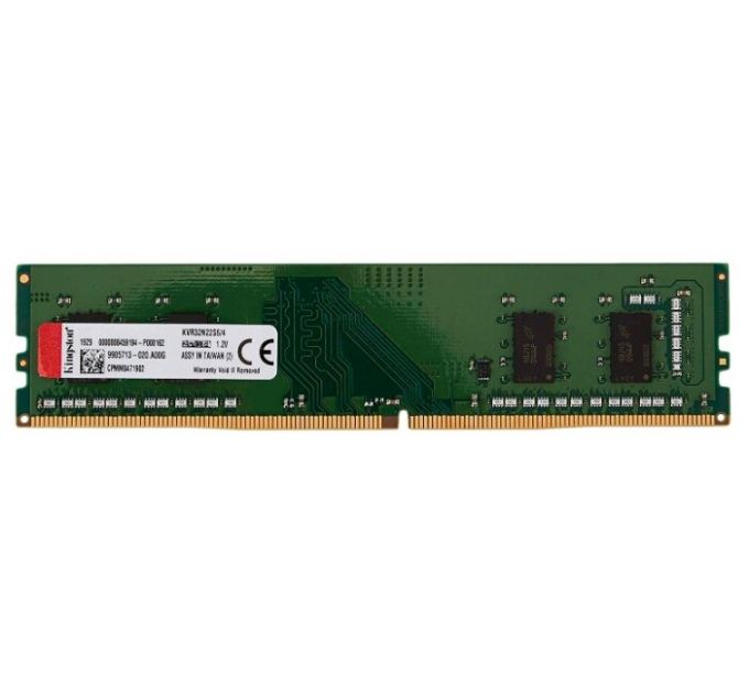 Модуль памяти DDR4 4GB Kingston KVR32N22S6/4 3200MHz CL22 1Rx16