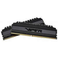 Модуль памяти DDR4 16GB (2*8GB) Patriot PVB416G440C8K Viper 4 Blackout PC4-35200 4400MHz CL18 1.45V