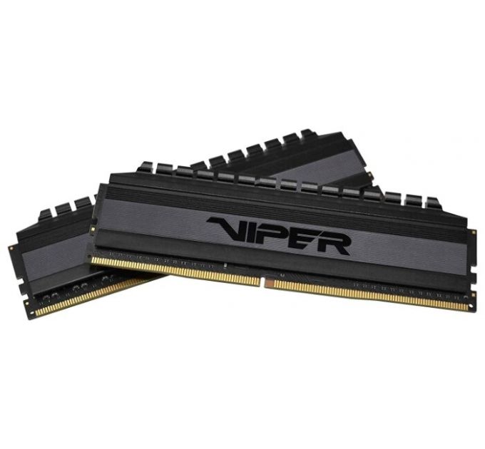 Модуль памяти DDR4 16GB (2*8GB) Patriot PVB416G440C8K Viper 4 Blackout PC4-35200 4400MHz CL18 1.45V