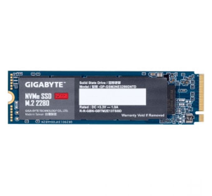 Накопитель SSD M.2 2280 GIGABYTE GP-GSM2NE3256GNTD 256GB PCI-E 3.0 x4, NVMe 1.3 1700/1100MB/s IOPS 180K/250K MTBF 1.5M