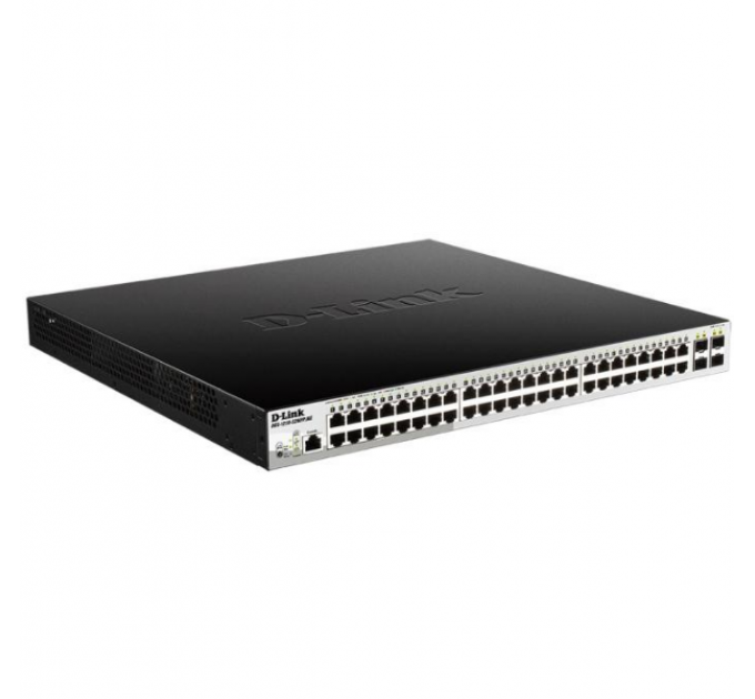 Коммутатор D-link DGS-1210-52MPP/ME/B3A L2 10/100/1000Base-T и 4 портами 1000Base-X SFP