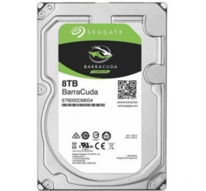 Жесткий диск 8TB SATA 6Gb/s Seagate ST8000DM004 3.5" Barracuda 7200rpm 256MB NCQ Bulk