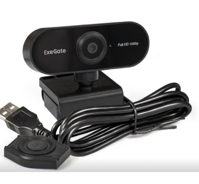Веб-камера ExeGate Stream C925 FullHD black