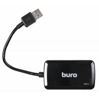 USB-хаб Buro BU-HUB4-U3.0-S, black
