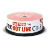 CD-диск Mirex 700 Mb, HotLine, Cake Box (25 шт)