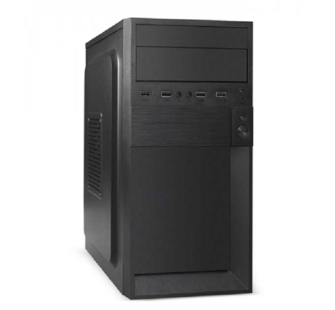 Корпус для компьютера ExeGate BAA-105-01-AAA450 (mATX, БП AAA450) black