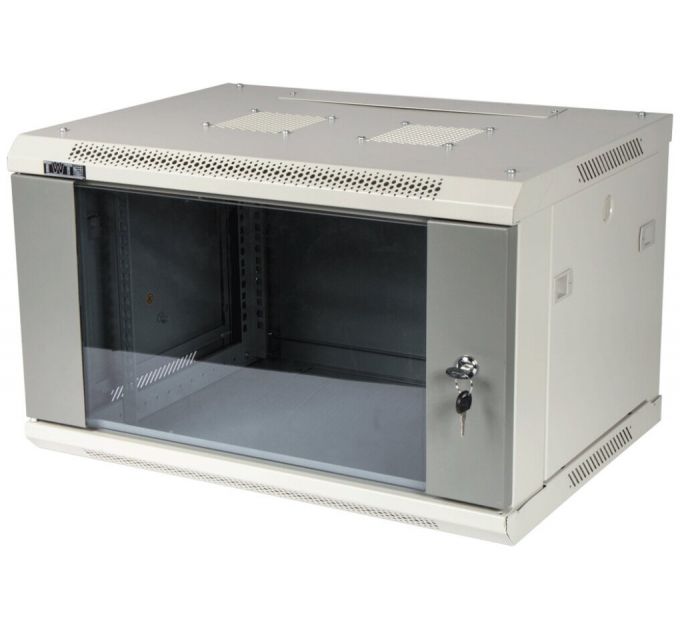 Шкаф коммутационный TWT TWT-CBWPG-15U-6X6-GY Pro, 15U, стеклянная дверь 600x600