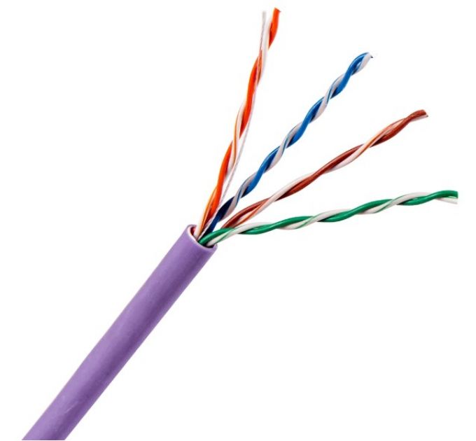 Кабель TWT информационный TWT-5EUTP-NGLS кат.5е U/UTP не экранированный 4X2X24AWG PVC