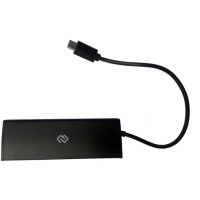 USB-хаб Digma HUB-4U2.0-UC-B black