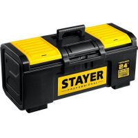 Ящик для инструментов STAYER Professional TOOLBOX-24, черно-желтый