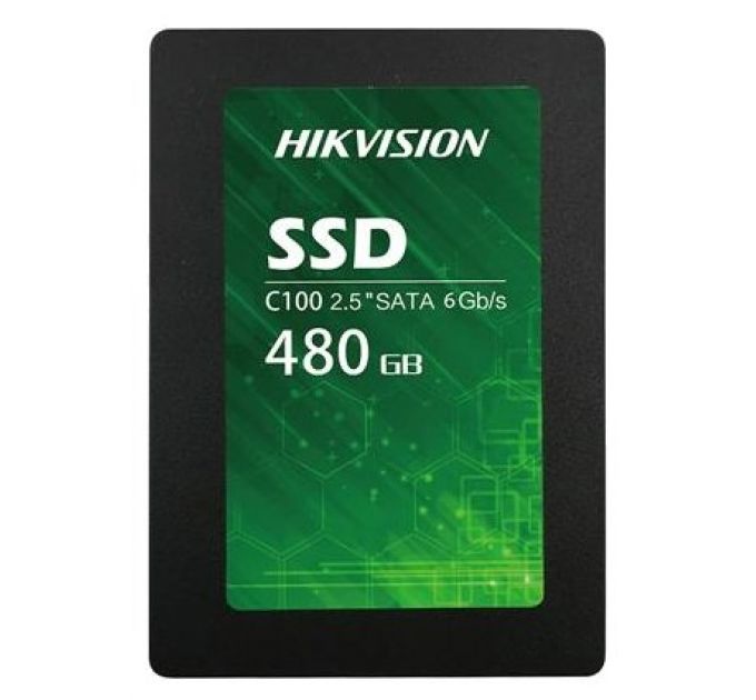 Накопитель SSD 2.5'' HIKVISION HS-SSD-C100/480G C100 480GB SATA 6Gb/s TLC 520/400MB/s IOPS 50K/30K MTBF 2M 7mm