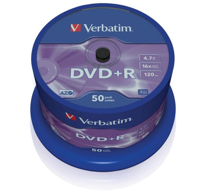 DVD-диск Verbatim 4,7 Gb, Cake Box