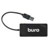 USB-хаб Buro BU-HUB4-U2.0-Slim, black