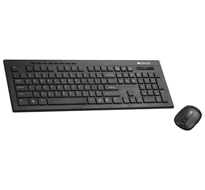 Клавиатура + мышь Canyon CNS-HSETW4-RU black