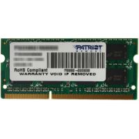 Модуль памяти SODIMM DDR3 4GB Patriot PSD34G16002S PC3-12800 1600MHz CL11 1.5V RTL
