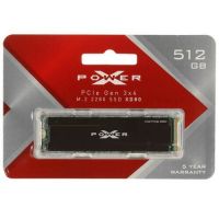 Накопитель SSD M.2 2280 Silicon Power SP512GBP34XD8005 XD80 512GB PCI-E x4 3400/3000MB/s MTBF 2M