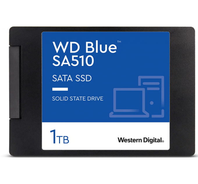 SSD-накопитель Western Digital WD 1TB SSD SATA2.5"" BLUE SA510 WDS100T3B0A