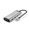 USB-хаб Vention USB-C 3 port USB3.1+ LAN