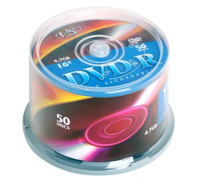 Диск VS DVD-R 4.7 Gb Cake Box 50 шт