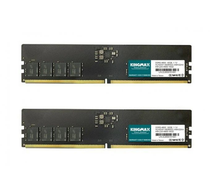 Оперативная память Kingmax DDR5 32Gb 4800MHz 2x16Gb KM-LD5-4800-32GD