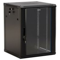 Шкаф коммутационный Hyperline TWB-0966-GP-RAL9004 black