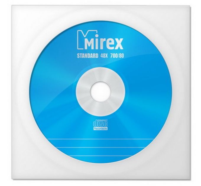 CD-диск Mirex 700 Mb, Standart (1 шт)